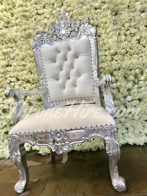 Silver Throne Chairs For Hire Hire His And Hers Gold Throne Chairs